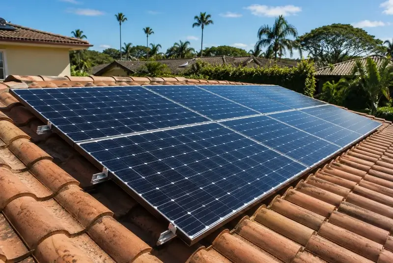 Installation de panneaux solaires à Petit-Auverné